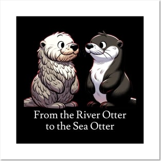 From the River Otter to the Sea Otter Posters and Art